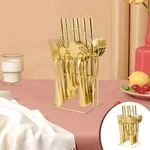 24 Pieces Stainless Steel Forks & Spoons Flatware Tableware Set Kitchen Utensil. Fixed Price $25.64.