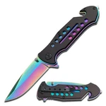 Knife Tac Force 7.75" Overall Stainless Steel Assisted Opening Clip Point TF-509. Fixed Price $22.95.