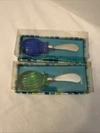 Mud Pie Go Fish Glass And Metal Spreader Lot 2. Fixed Price $24.00.