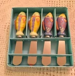 Butter Knives Cheese Spread - Bella Casa By Ganz Set Of 4 New. Fixed Price $14.75.