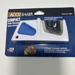Accusharp White/blue Compact Pull-through Carbide/ceramic Knife Sharpener 080C. Fixed Price $18.00.