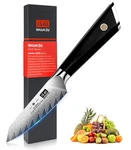 Shan Zu 4" Japanese Paring Knife Damascus High Carbon Steel Kitchen Fruit. Fixed Price $59.99.