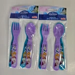 Zak! Disney Frozen Flatware Set 4 Spoons Forks New Bpa Free. Fixed Price $15.00.