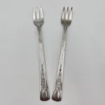 Diplomat Master Silverplate 1941 Sears Roebuck Hors Oeuvre Forks X2. Fixed Price $10.00.