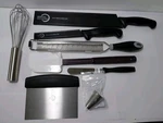 8 Mercer Culinary Utensils Set - Whisk, Knives, Spatulas, Tips. Fixed Price $47.96.