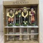 Boston Warehouse Set Of 4 Great Gatsby Golfer Spreaders Vintage Sport Retro Gift. Fixed Price $13.89.