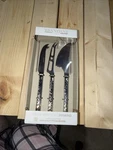 Brandani Italy Cheese Knife Set Diamond New. Fixed Price $25.00.