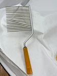 Bakelite Butterscotch Angel Food Cake Breaker Cutter Knife Comb Kitchen. Fixed Price $23.95.