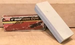 6" Aluminum Oxide Stone For Sharpening Dual Saw Knife Blade Edge Tool Sharpener. Fixed Price $9.88.