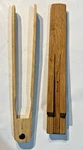 Core Bamboo Tongs & Buller W. Wooden Folding 11 Inch Salad With Clasp -euc. Fixed Price $20.00.