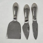 Lot Of 3 Yamazaki Harmony Stainless Cheese Serving Knives Cutters Set. Fixed Price $8.49.
