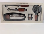Williams Sonoma Bar Tools And Cocktail Stainless Steel & Wood 5-PC Set. Fixed Price $44.99.