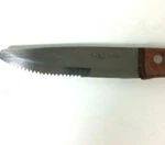 Miu Steak Knife 4.5" Blade Stainless Serrated Edge Round Tip France. Fixed Price $12.99.