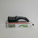 3-STAGE Kitchen Knife Sharpener Handheld Non-slip Rubber Grip By Hao Chu Kang. Fixed Price $5.00.