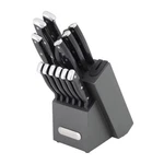 Farberware 14PC Triple Rivet Knife Block Set With Edgekeeper Sharpener. Fixed Price $30.99.