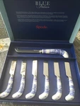 Spode Cheese Knife Set. Fixed Price $50.00.