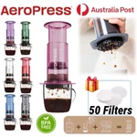 Aeropress Coffee Machine 50 Pcs Filters Set Portable Espresso Cafe Maker. Fixed Price $128.15.