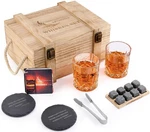 Whiskey Stones Set For Men Husband Dad Boyfriend Him Birthday Wedding Ann.... Fixed Price $33.11.