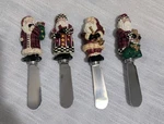 Boston Warehouse Santa Spreader Knives Set Of 4 Christmas Holiday Stainless. Fixed Price $9.50.