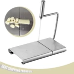 Cheese Slicer Wire Cutter Board Kitchen Cutting Stainless Steel. Fixed Price $15.99.
