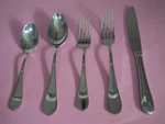 Piece Place Setting Cuisinart Irais CF-01-I45 Stainless Flatware 18/10. Fixed Price $36.00.