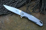 TS21 Twosun Pocket Knife D2 Blade Titanium Handle Drop Point Razor Sharp. Fixed Price $118.48.