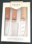 Twine Home 3 Piece Rustic Cheese Knife Server Set. Fixed Price $12.95.