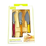 Pc True Brands 3074 Sunnyside Cheese Knives Cutting Board, Stainless Steel. Fixed Price $15.72.