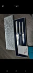 American Made Cutlery 3-PIECE Stainless Steel Knife Set Silver Metal Handles. Fixed Price $22.74.