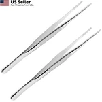 Suiwotin 2PCS 10 Cooking Tweezers - Stainless Inch, Straight Tip. Fixed Price $11.91.