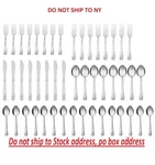 48 Pcs Silverware Set For Stainless Steel Flatware Cutlery Utensil Kitchen New. Fixed Price $19.97.