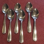 Reed & Barton Palladian 6 Teaspoons Stainless Flatware. Fixed Price $28.00.