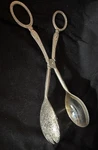 International Silver Company Plated Scissor Salad Tongs. Fixed Price $14.94.