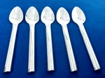 Berghoff Neo Glossy Stainless Flatware -- Set 5 Teaspoons 3/4". Fixed Price $19.99.