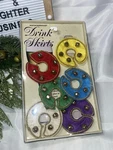 Vintage Boston Warehouse Drink Skirts Jingle Bell Glass Markers -6. Fixed Price $12.99.