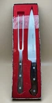 Mundial Marks Chef Carving Set, Knife & Fork, 2111-8, Carbon, New-open Box. Fixed Price $20.71.