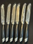 Steak Knives Berghoff Cooknco 4.75" Stainless (set 6) New. Fixed Price $36.00.