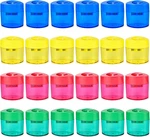 24PCS Pencil Manual, Assorted Color Small Dual Hole Sharpeners. Fixed Price $30.65.