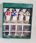 Boston Warehouse Set Of 4 Penguin Host Servers Cheese Party Snack Spreaders (lgt. Fixed Price $10.87.