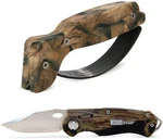 Accusharp Camo Folding Blade Edc Sport Knife Tool Sharpener Combo - 042C. Fixed Price $29.15.