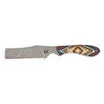 Whiskey Bent Hat Co. Bullcutter Fixed Blade Knife 440C Damascus Steel 3.5" .... Fixed Price $151.49.