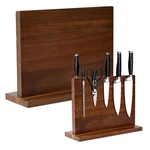 Yelloiris Wooden Magnetic Knife Holder Dual Sided Stand With Enhanced Magne.... Fixed Price $43.41.