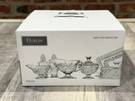 Shannon Godinger Dublin Crystal Hostess 8 Piece Set-brand New Box. Fixed Price $64.79.