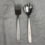 Amboss Rostfrei Modern Brushed Stainless Large Salad Server And Fork. Fixed Price $24.99.