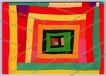 Postcard 2005 Exhibit The Quilts Of Gee's Bend Museum Fine Arts Boston Ma. Fixed Price $12.99.