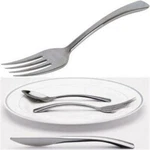 Formal Wedding Reflections Elegant Heavyweight Plastic Flair Forks 20 Pack. Fixed Price $5.89.