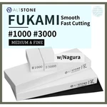 Altstone Fukami Whetstone Medium #1000 Finishing #3000 Set W/ Nagura Fr. Japan. Fixed Price $103.30.