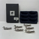 Vintage Silea France Silverplate Duck Knife Rests Set Of 6 Euc Classic Elegance. Fixed Price $129.00.