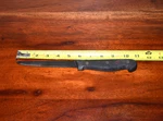 1950 F Dick Arrow Logo 1/2 Inch Blade Antique Carbon Steel Handle. Fixed Price $29.00.
