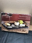 Hampton Signature 3 Piece Granite Cheese Set With Server New Free Shipping. Fixed Price $39.99.